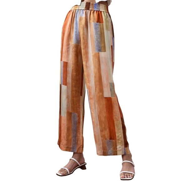 Anthropologie Pants - MAISON D'AMELIE x ANTHROPOLOGIE Elastic Waist Wide Leg Pants